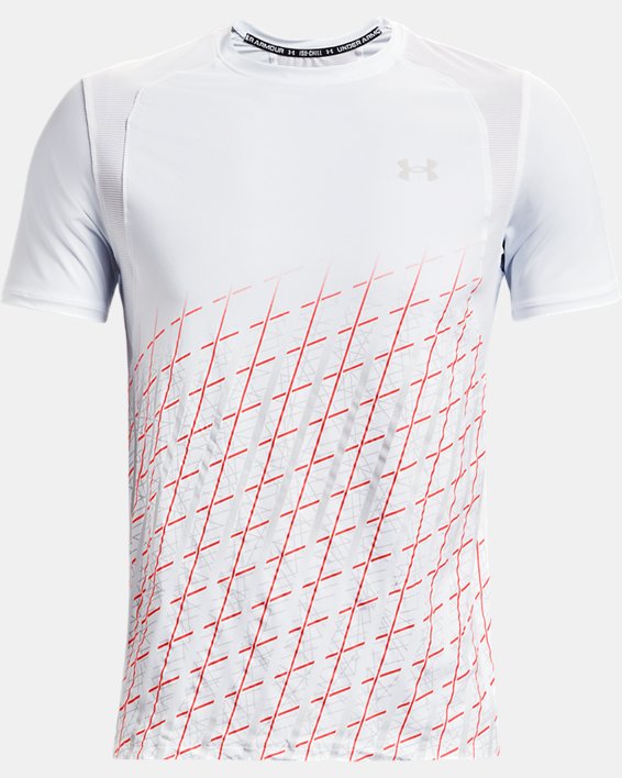 Camiseta de manga corta UA Iso-Chill Run para hombre, White, pdpMainDesktop image number 7